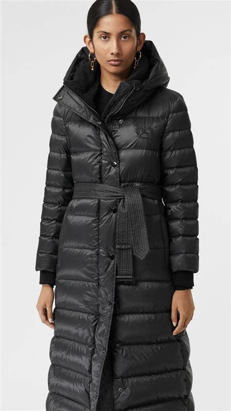 burberry down-filled hooded puffer coat|Burberry puffer coat sale.